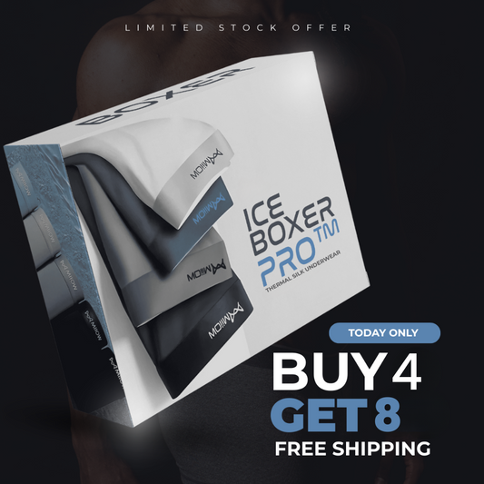 [LIMITED OFFER] Ice Boxer Silk Cool Underwear Combo – Buy 4, Get 8