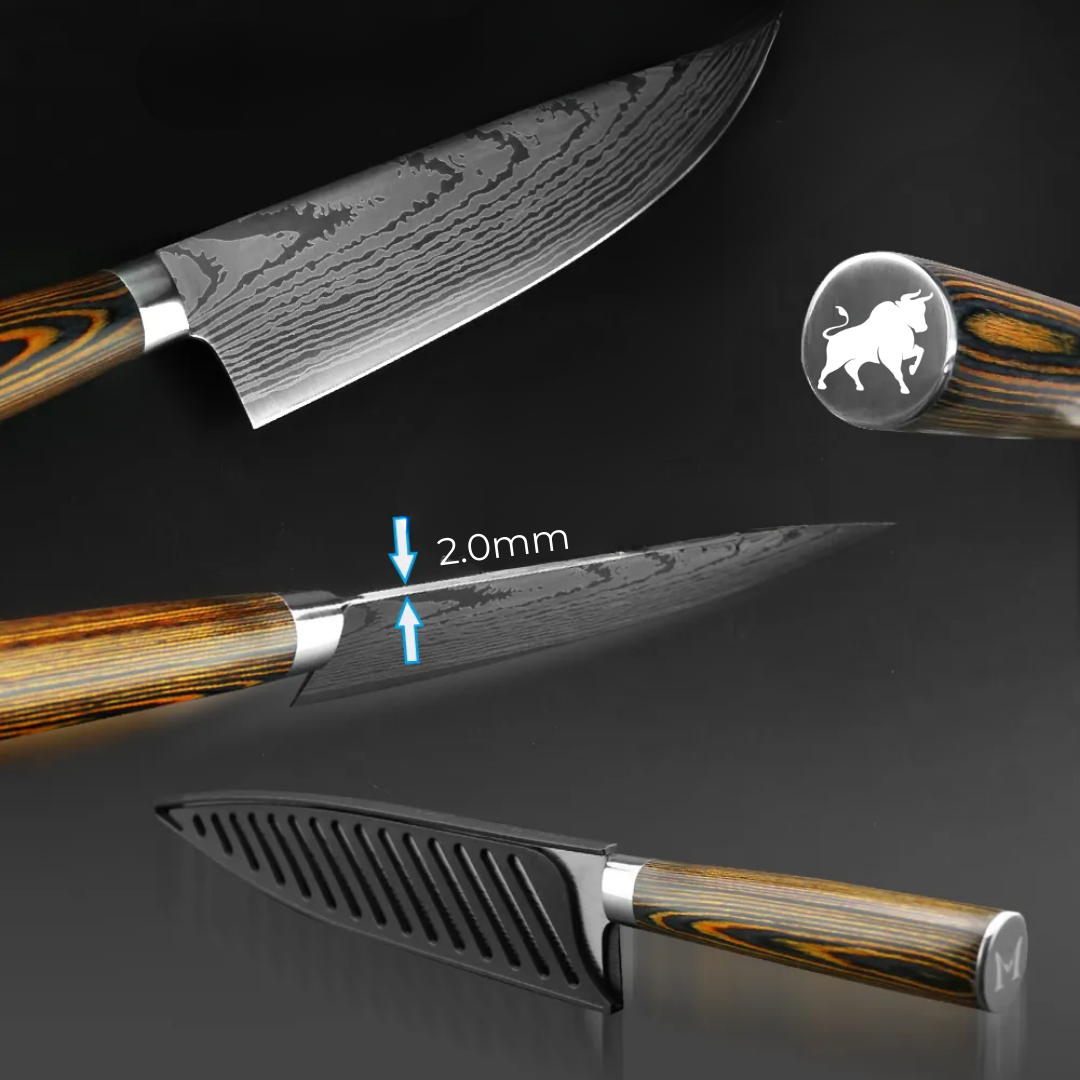 Combo of 3 Master Damascus Steel Knives