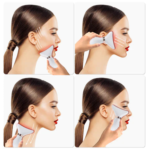 LED Facial Massager for Wrinkle Reduction and Skin Rejuvenation - GlowRenew