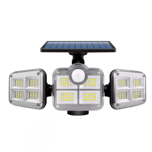 800W Solar LED Floodlight with 3 Heads - EcoLight