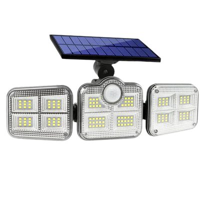 800W Solar LED Floodlight with 3 Heads - EcoLight