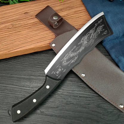 Combo Knife and Duel Cleaver - Hand Forged [Buy 1, Get 2]