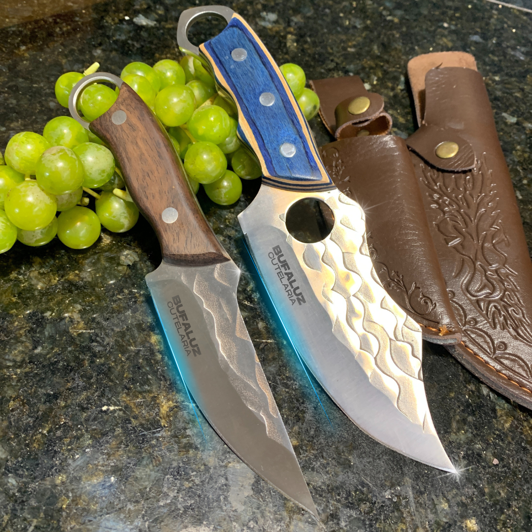 Combo of 2 Blue Handmade Knives - Buy 1, Get 2