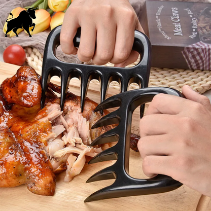 Master's Combo - Black Chef Knife + BBQ Lighter + Pair of Meat Claws