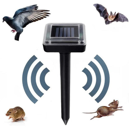 24-Hour Waterproof Ultra Sonic Solar Pest Repeller